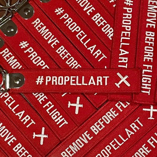 Propellart Remove Before Flight Key ring