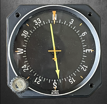 Vintage Navigation Compass Instrument KING